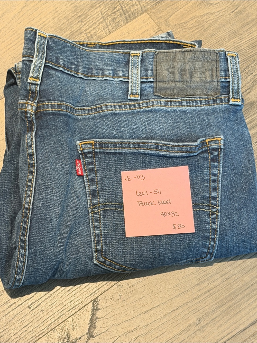 Levi's Straight Leg Classic Blue Jeans